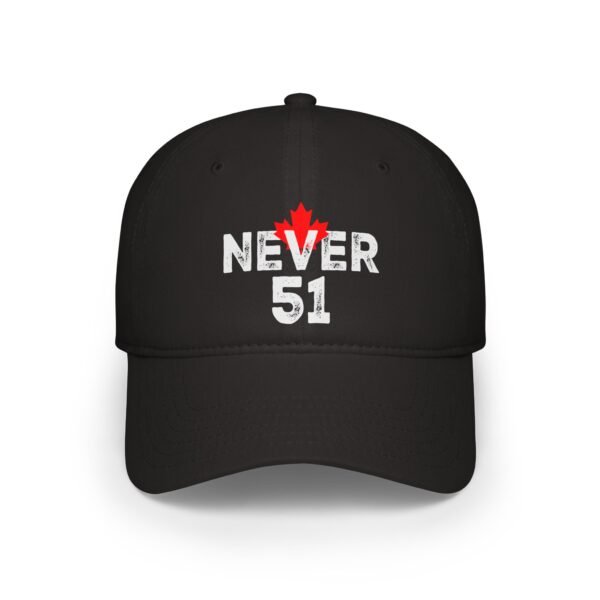 Never 51 - Anti-Annexation Rebel Cap with Maple Leaf 🧢🇨🇦