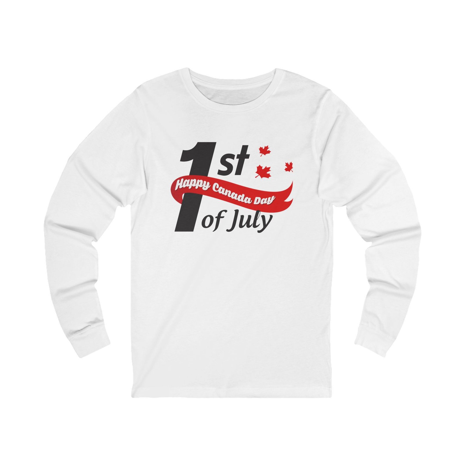 1st of July Happy Canada Day Long Sleeve Tee ๐จ๐ฆ๐