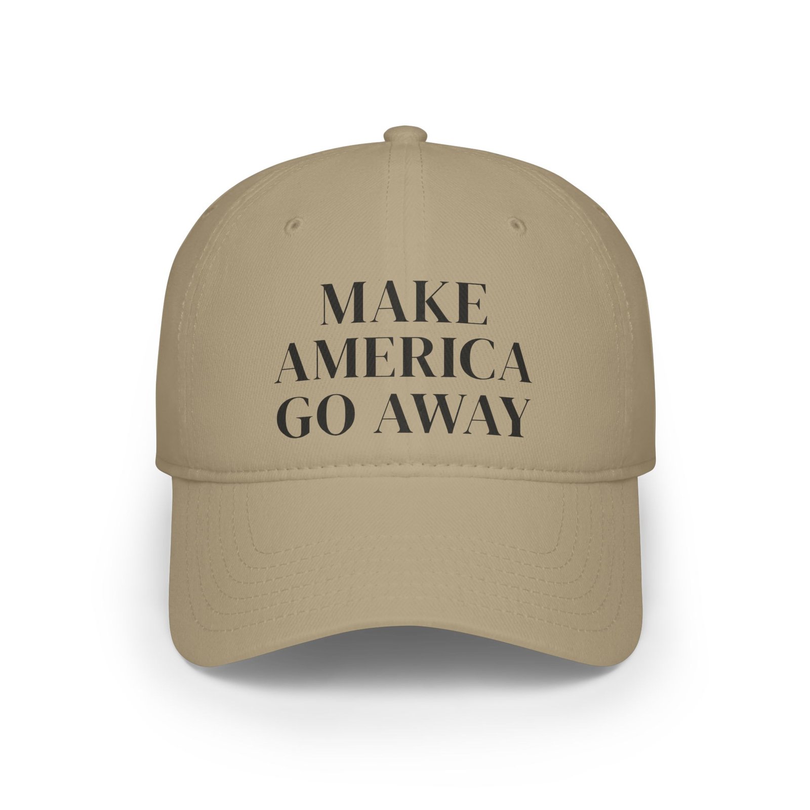 Anti-Establishment Political Satire Cap 📢 Make America Go Away Cap