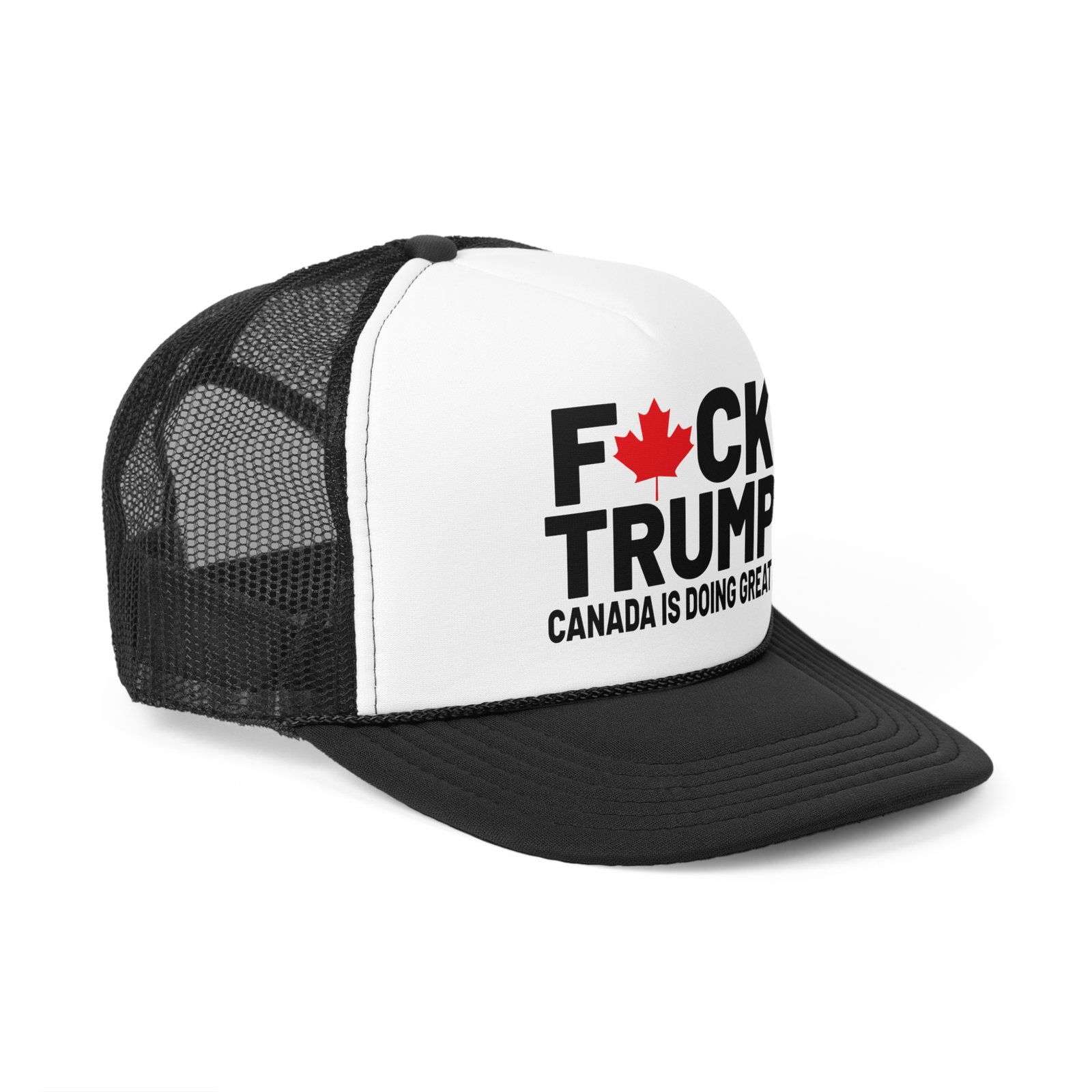 F**ck Trump! Bold Statement Trucker Cap, Political Statement, Gift for Activists - Image 2