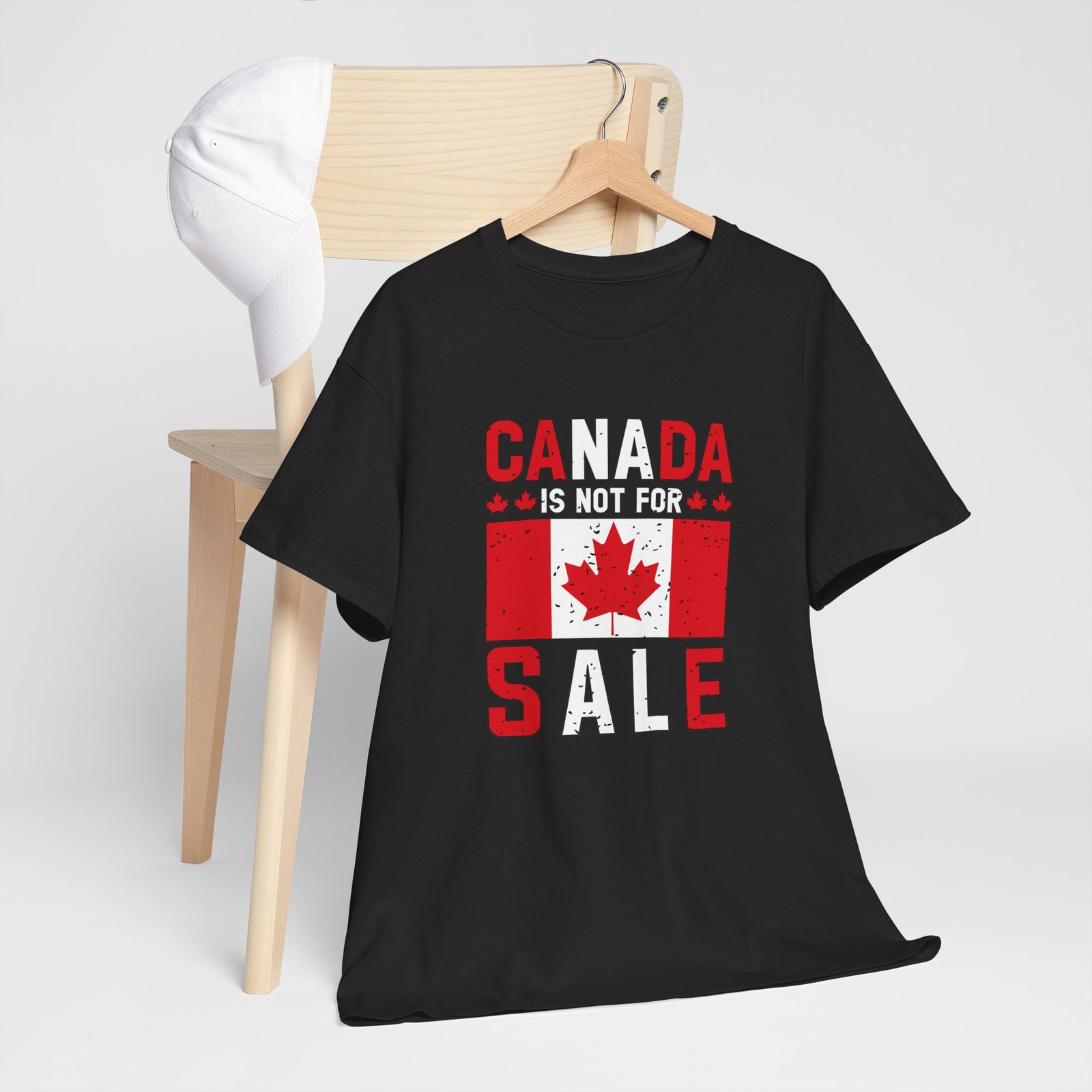 Canada Is Not For Sale - Bold Maple Protest Tee - Image 4