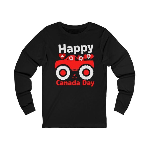 Happy Canada Day Long Sleeve Tee with Red Monster Truck 🇨🇦🚙