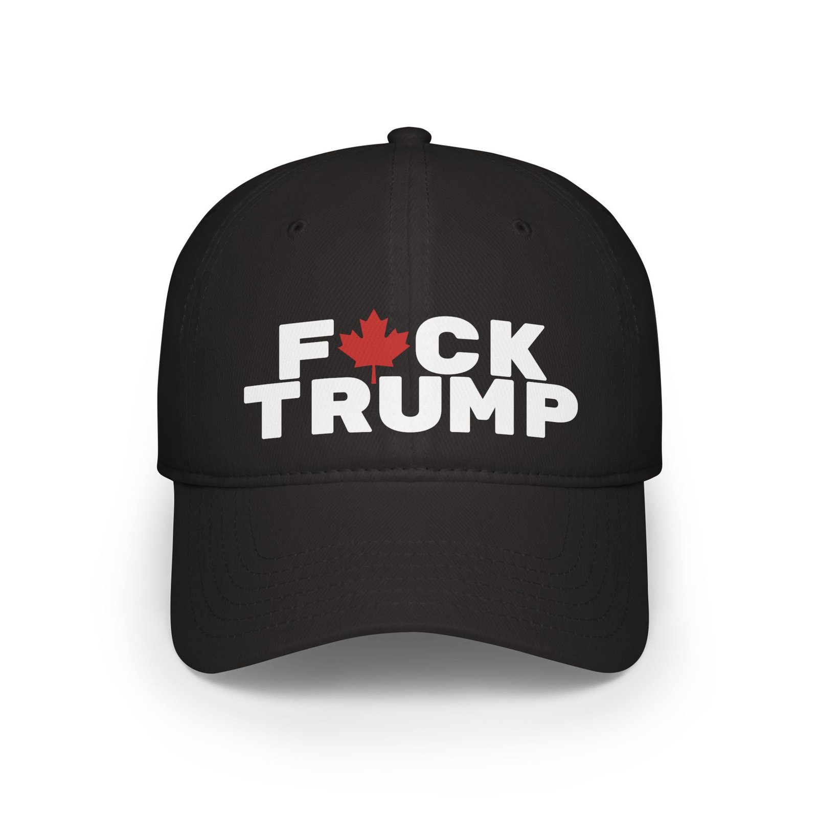 🇨🇦 F*CK TRUMP Maple Leaf Dad Hat 🧢 | Canadian Defiance 🍁