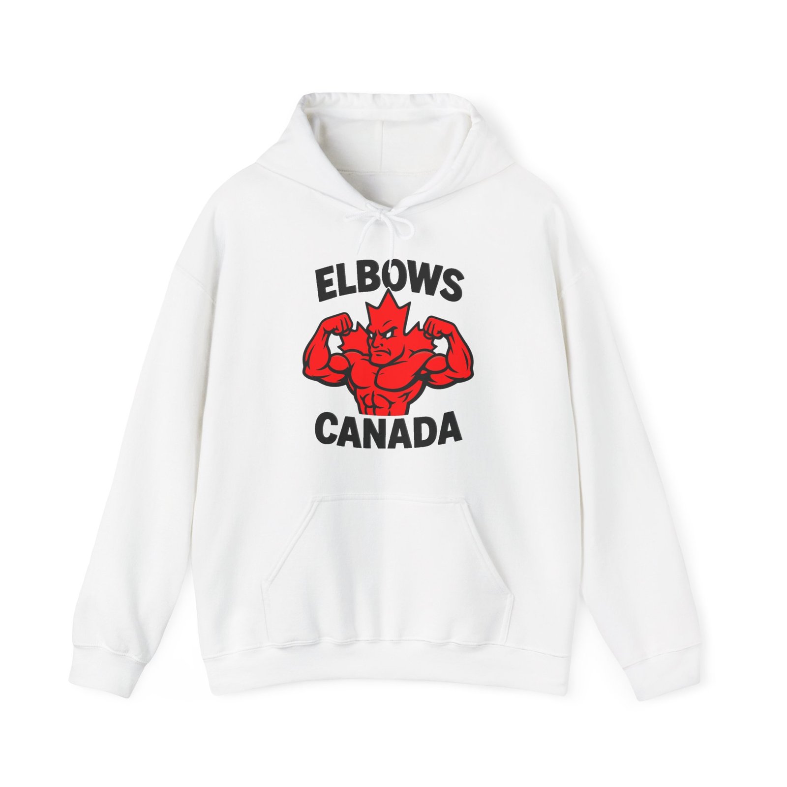 "Elbows Canada" Unisex Hoodie β Bold & Athletic Canadian Pride - Image 5