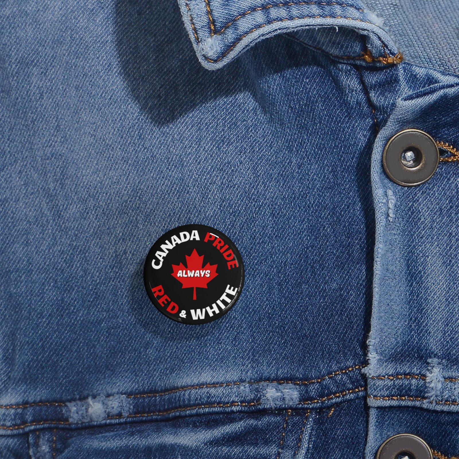 π Canada Pride Always Red & White Pin π¨π¦ - Image 4