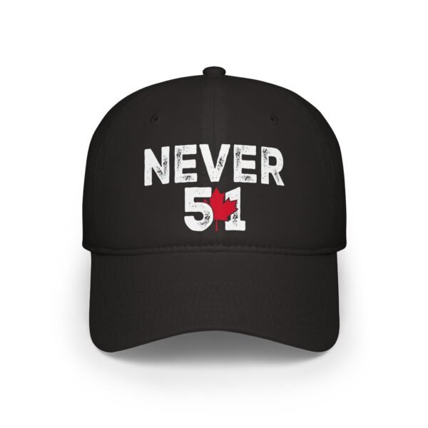 Never 51 - Bold Canadian Resistance Cap with Maple Leaf Detail 🧢🇨🇦