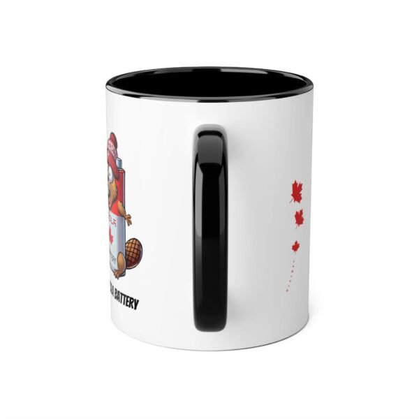 Tesla Beaver Battery - Funny Canadian Accent Mug 🇨🇦⚡️ - Image 8