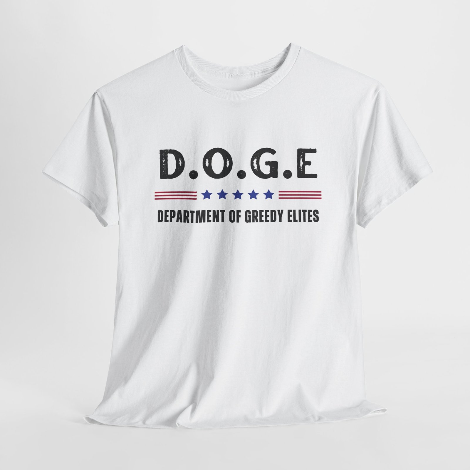 D.O.G.E. Department of Greedy Elites, Stylish Casual Tee, Parody - Image 3