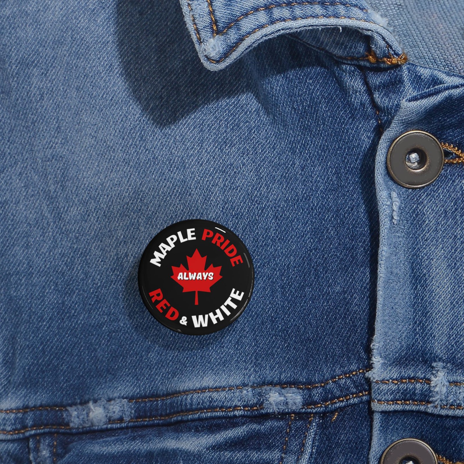 ๐ Maple Pride Always Red & White Pin ๐จ๐ฆ - Image 6