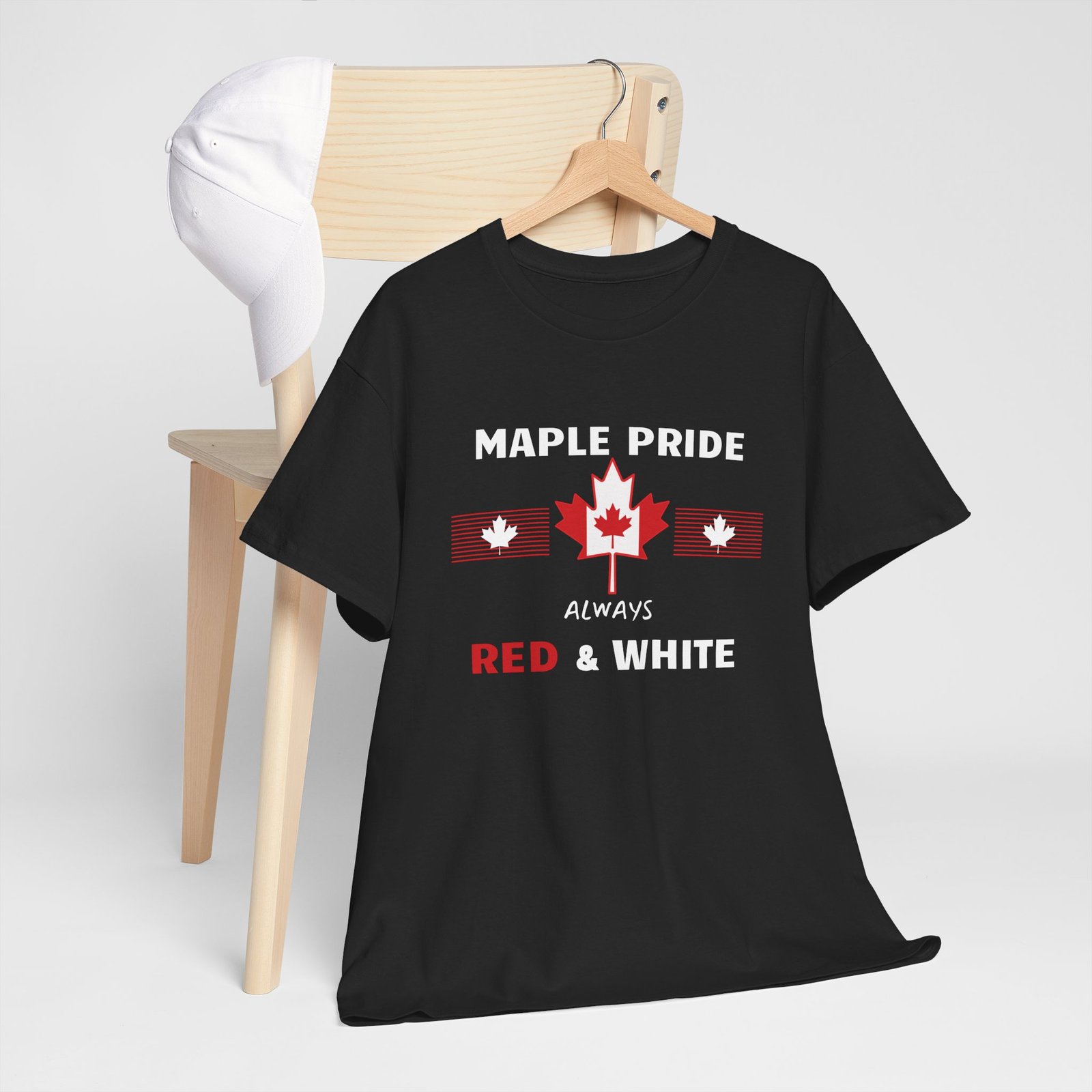 π Maple Pride Always Red & White T-Shirt π¨π¦ | Patriotic Tee with Canadian Spirit β€οΈπ€ - Image 4
