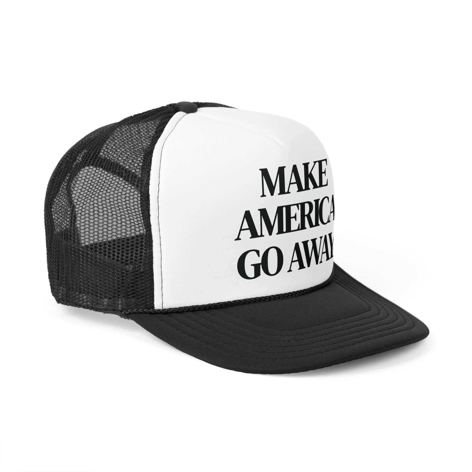 ๐งข Make America Go Away โ Bold Statement Trucker Hat - Image 2