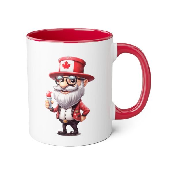 Canada Day Mug with Funny Canadian Grandpa Character 🇨🇦☕