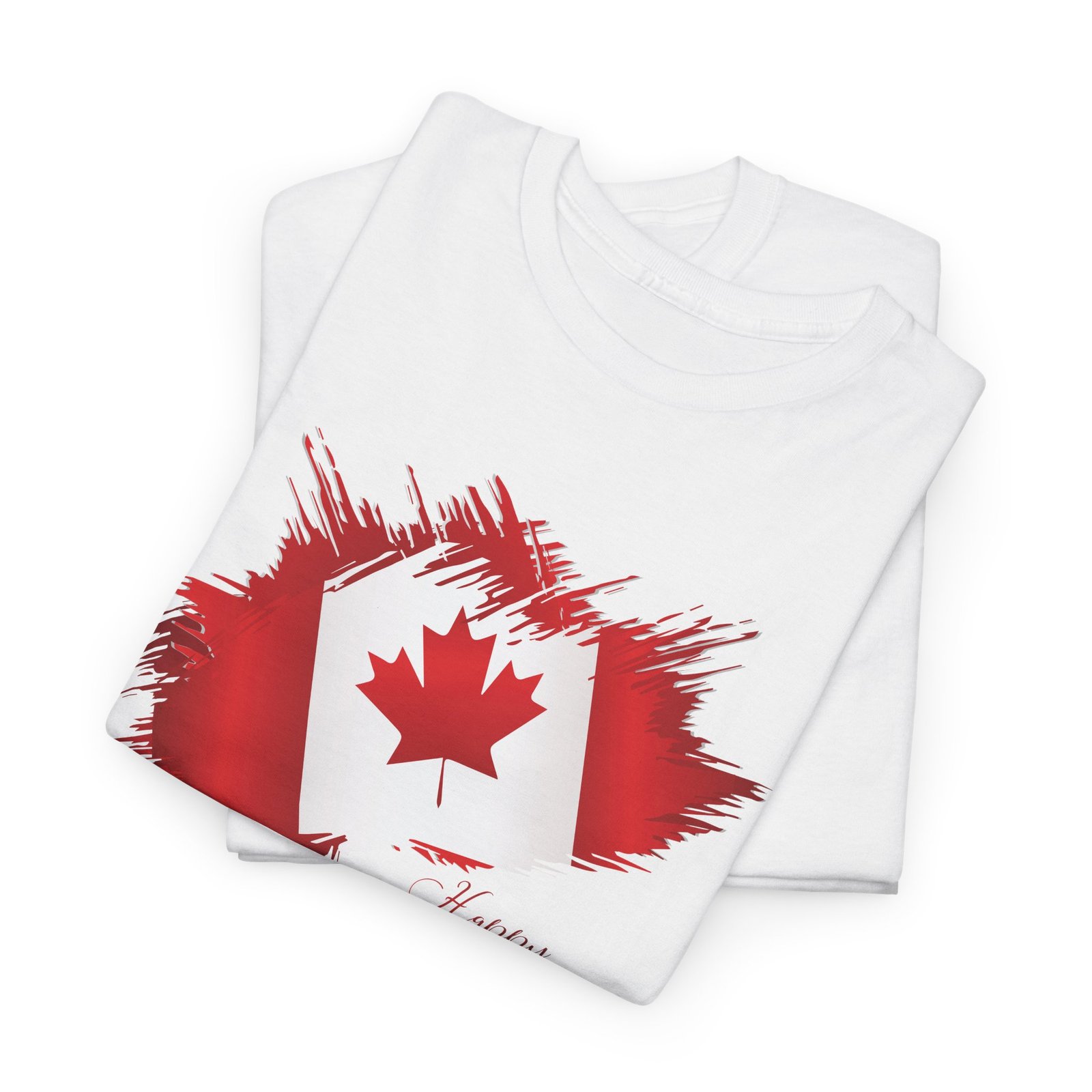 Canada Day T-Shirt with Painted Flag & 1st of July Design ๐จ๐ฆ๐จ - Image 3