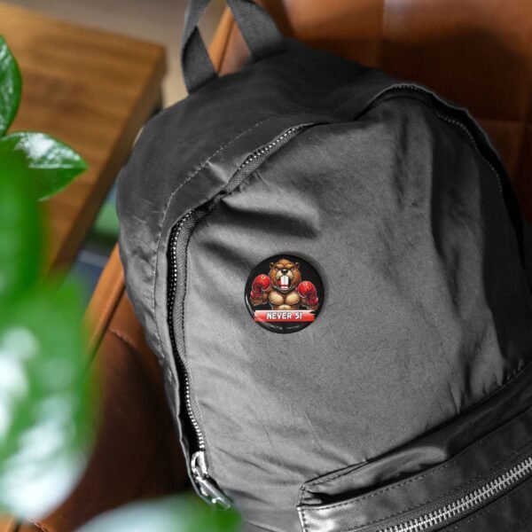 NEVER 51 🇨🇦🥊 Bold Beaver Boxing Pin Black🦫🔥 - Image 12