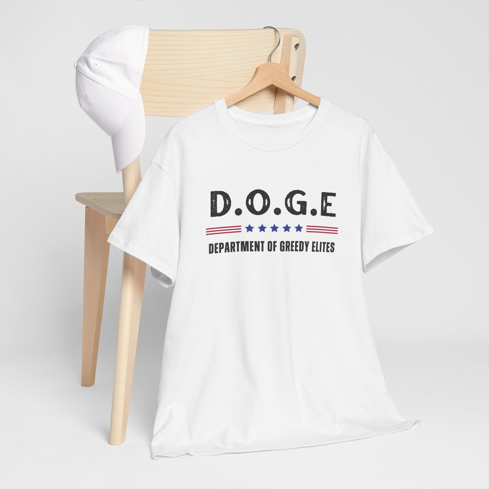 D.O.G.E. Department of Greedy Elites, Stylish Casual Tee, Parody - Image 4