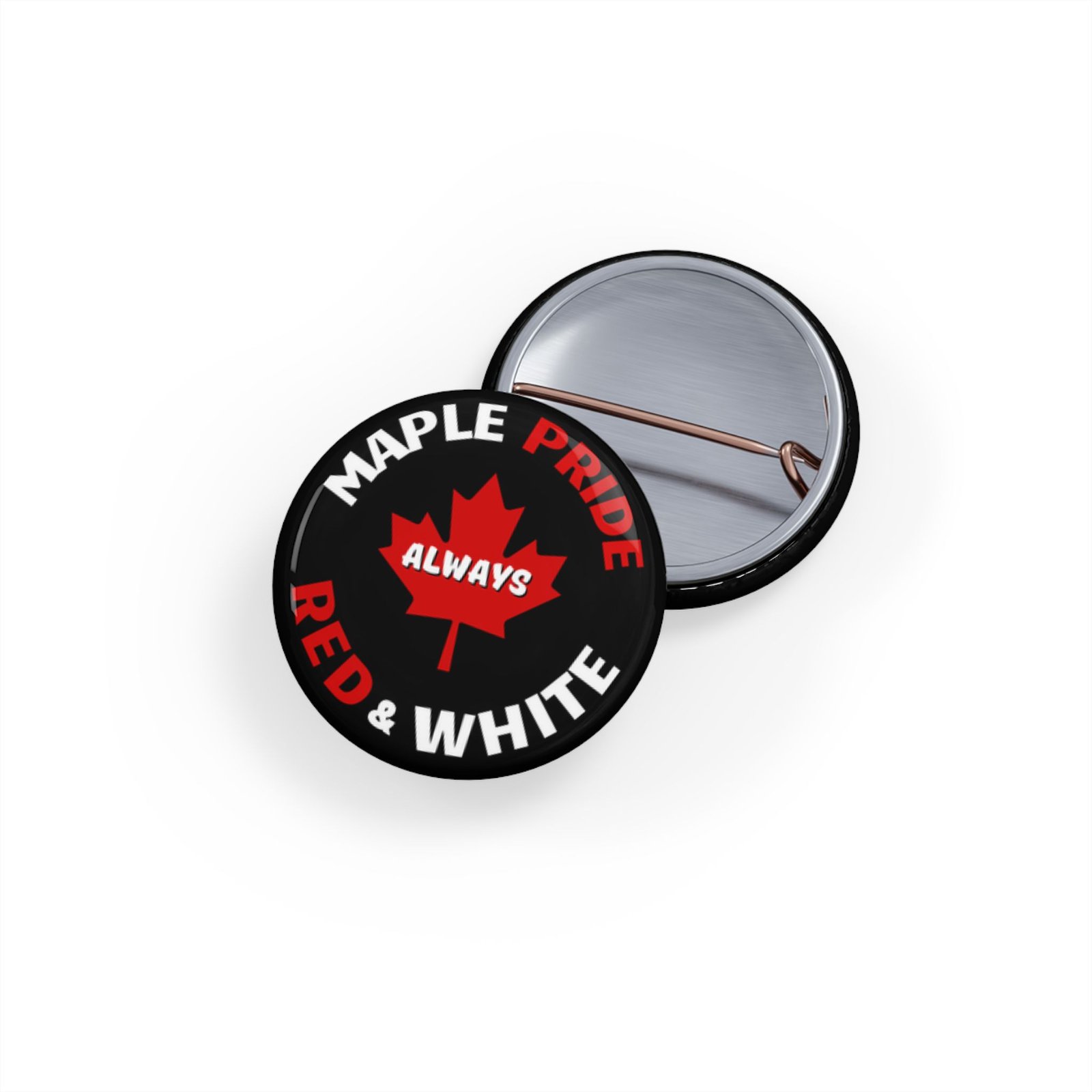 ๐ Maple Pride Always Red & White Pin ๐จ๐ฆ - Image 3