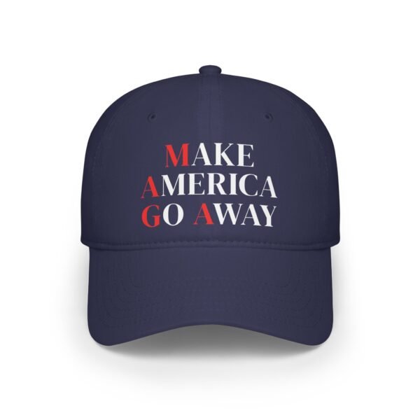 Anti-Establishment Political Satire Cap 📢 Make America Go Away Cap - Image 10