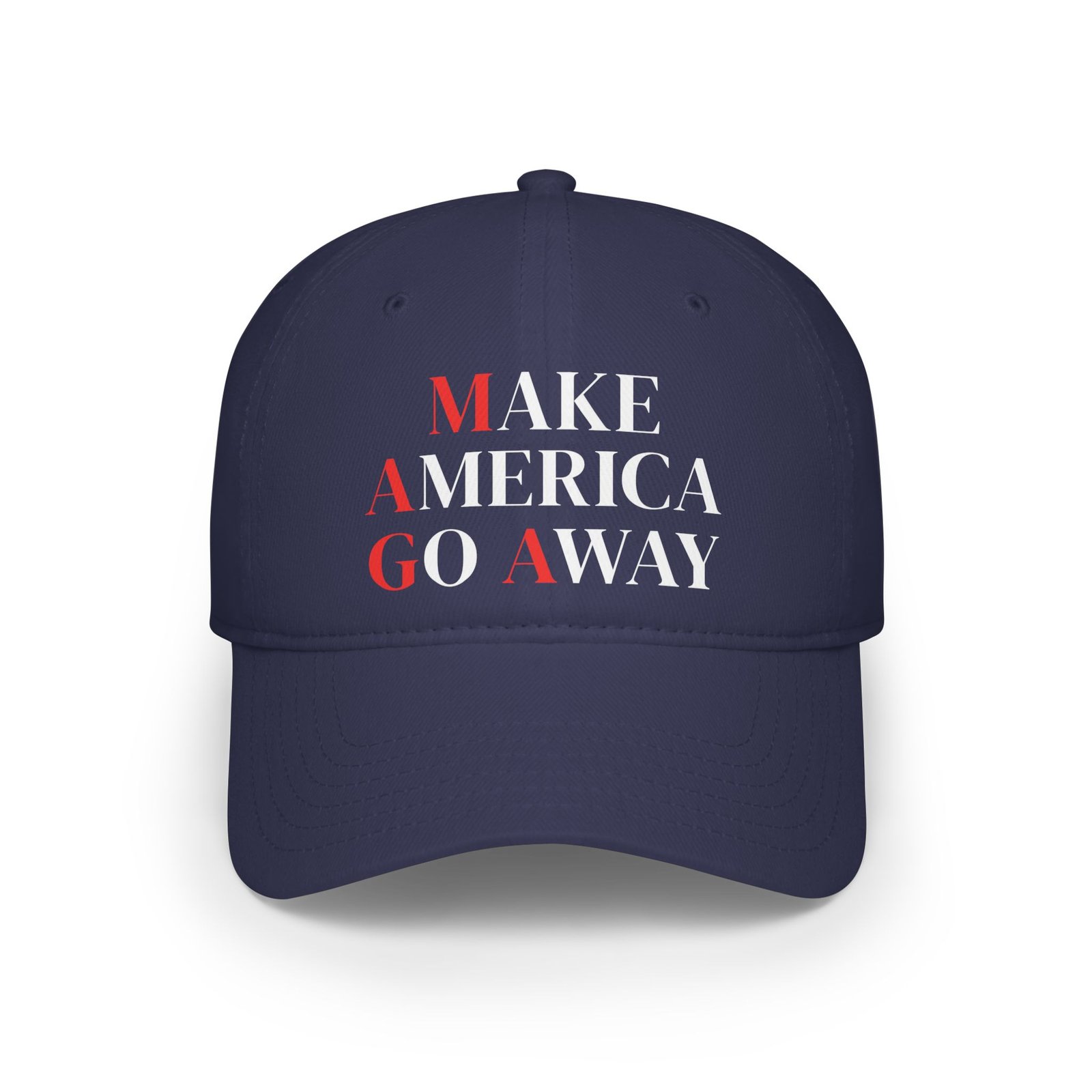 Anti-Establishment Political Satire Cap 📢 Make America Go Away Cap - Image 10