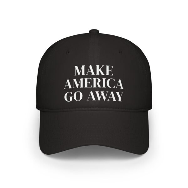 Anti-Establishment Political Satire Cap 📢 Make America Go Away Cap - Image 7