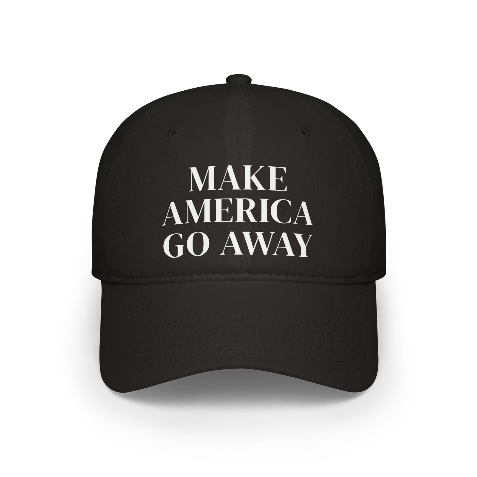 Anti-Establishment Political Satire Cap 📢 Make America Go Away Cap - Image 7