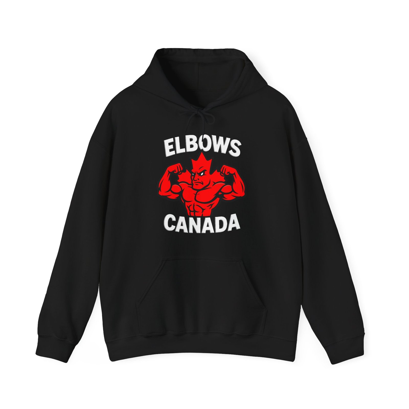 "Elbows Canada" Unisex Hoodie β Bold & Athletic Canadian Pride