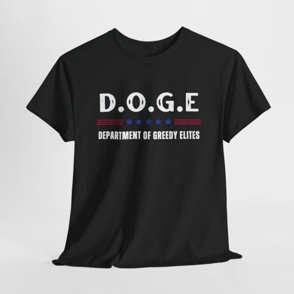 D.O.G.E. Department of Greedy Elites, Stylish Casual Tee, Parody - Image 7