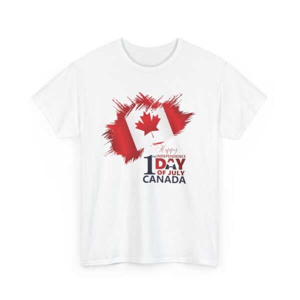 Canada Day T-Shirt with Painted Flag & 1st of July Design 🇨🇦🎨 - Image 2