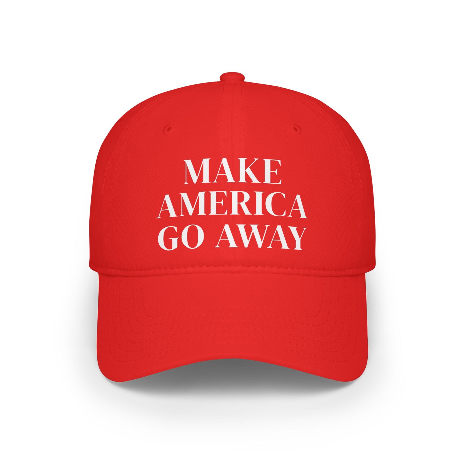 Anti-Establishment Political Satire Cap 📢 Make America Go Away Cap - Image 4