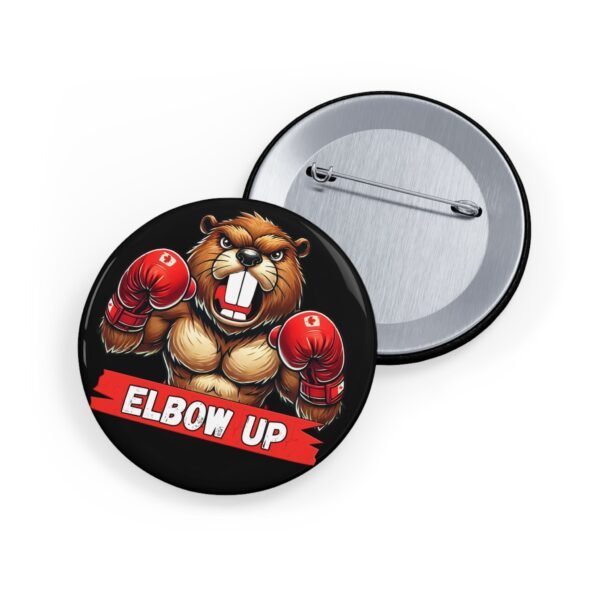 🥊 Elbows Up Boxing Beaver Pin – Canadian Toughness Badge 🦫 - Image 7