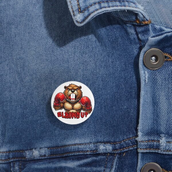 🥊 Elbows Up Boxing Beaver Pin – Canadian Toughness Badge 🦫 - Image 8