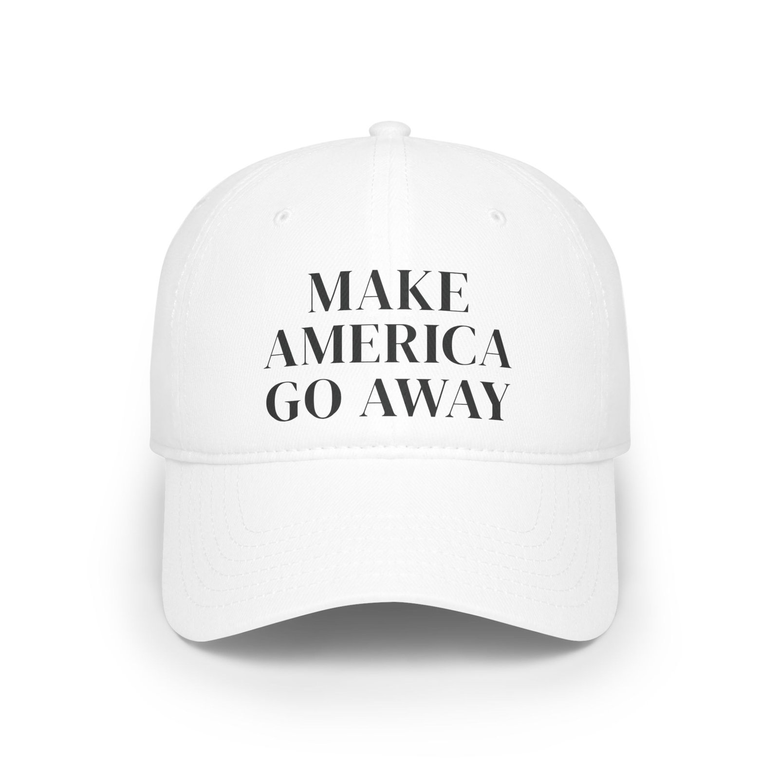 Anti-Establishment Political Satire Cap 📢 Make America Go Away Cap - Image 13