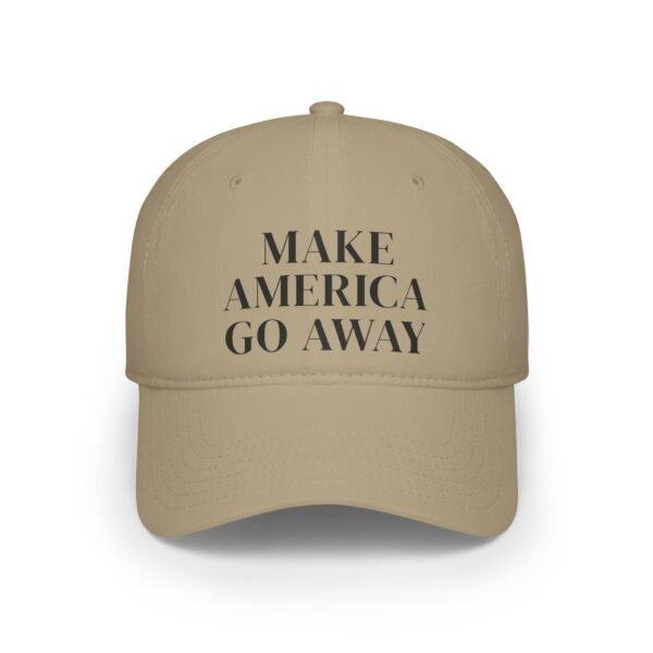 Anti-Establishment Political Satire Cap | Make America Go Away Cap | Funny Low-Profile Baseball Cap for Rebels & Free Thinkers - Image 10