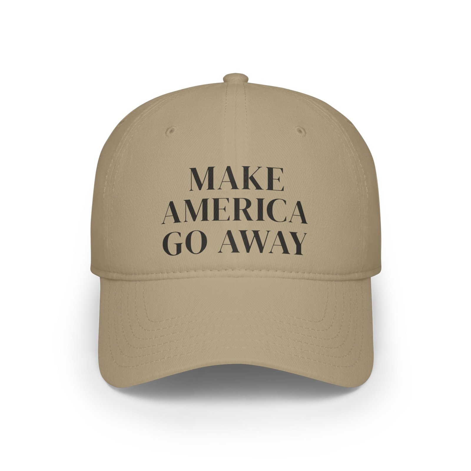 Anti-Establishment Political Satire Cap | Make America Go Away Cap | Funny Low-Profile Baseball Cap for Rebels & Free Thinkers - Image 10
