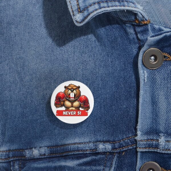 NEVER 51 🇨🇦🥊 Bold Beaver Boxing Pin 🧷🦫 - Image 8