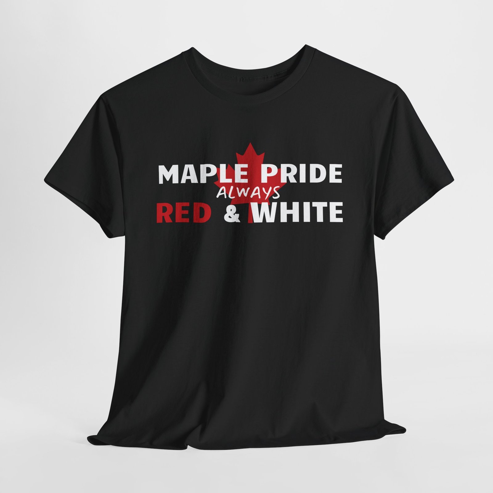 🍁 Maple Pride Always Red & White T-Shirt 🇨🇦