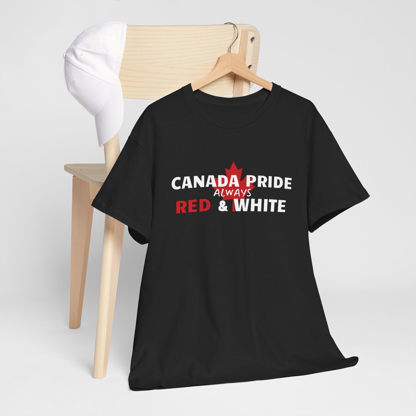 🇨🇦 Canada Pride Always Red & White T-Shirt ❤️🤍 | Bold Maple Statement Tee - Image 4