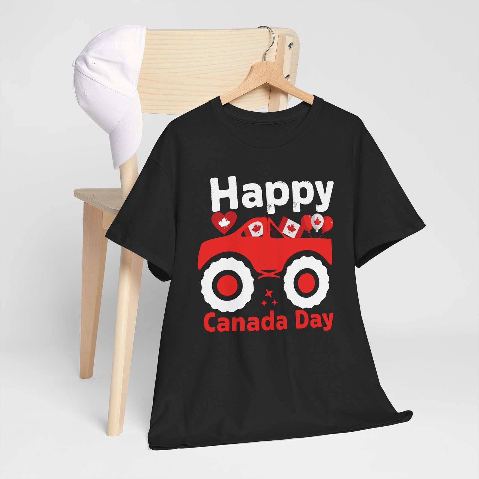 Happy Canada Day T-Shirt with Red Monster Truck Design ๐จ๐ฆ๐ - Image 4