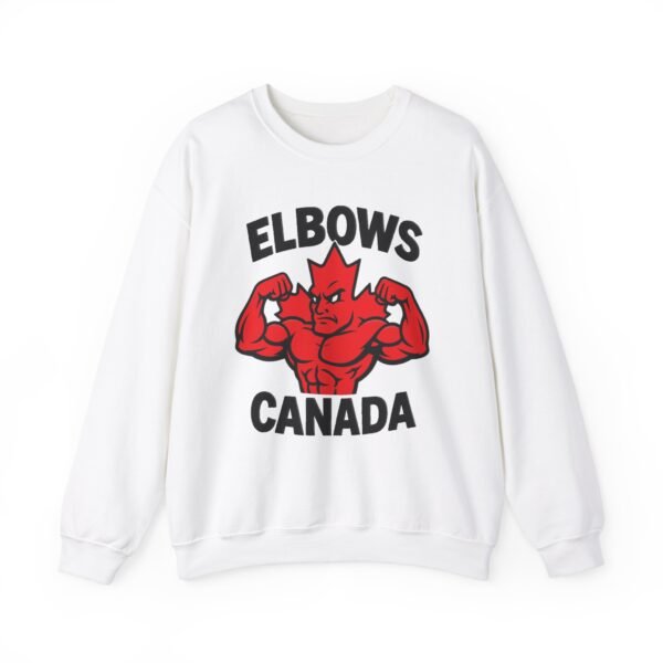 Elbows Canada Crewneck Sweatshirt – Bold Canadian Style & Comfort! 🇨🇦💪