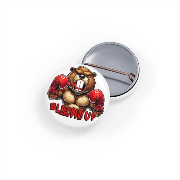 🥊 Elbows Up Boxing Beaver Pin – Canadian Toughness Badge 🦫 - Image 5