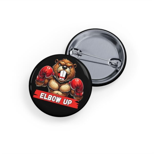 🥊 Elbows Up Boxing Beaver Pin – Canadian Toughness Badge 🦫 - Image 5