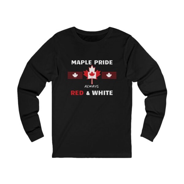 🇨🇦 Maple Pride Always Red & White – Jersey Long Sleeve Shirt 🍁