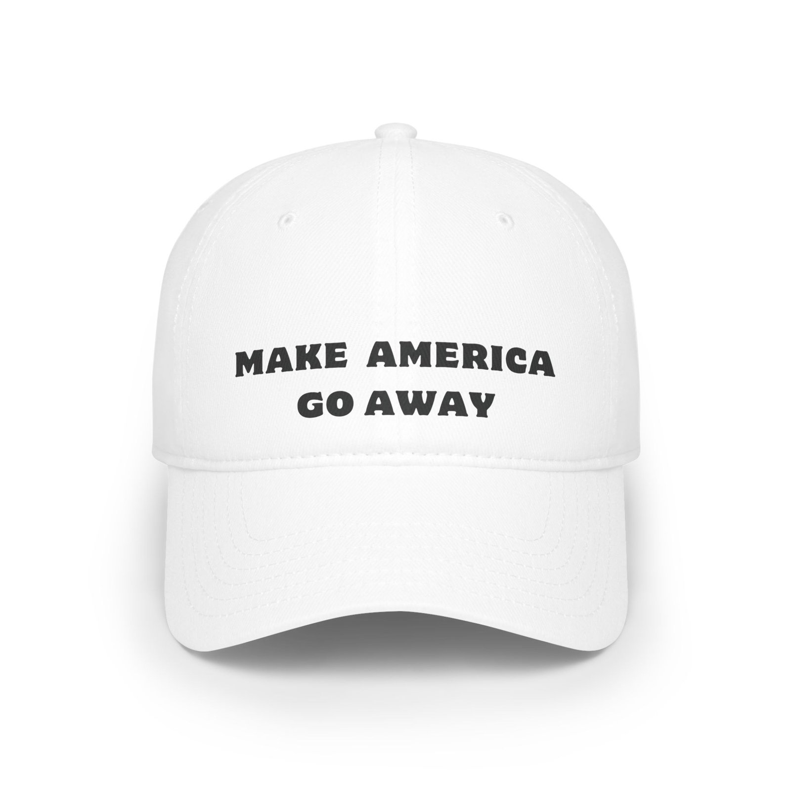 Anti-Establishment Political Satire Cap | Make America Go Away Hat | Funny Low-Profile Baseball Cap - Image 7