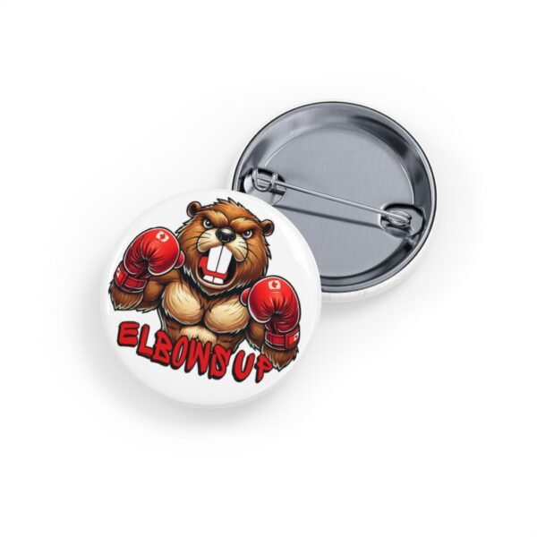 🥊 Elbows Up Boxing Beaver Pin – Canadian Toughness Badge 🦫 - Image 7
