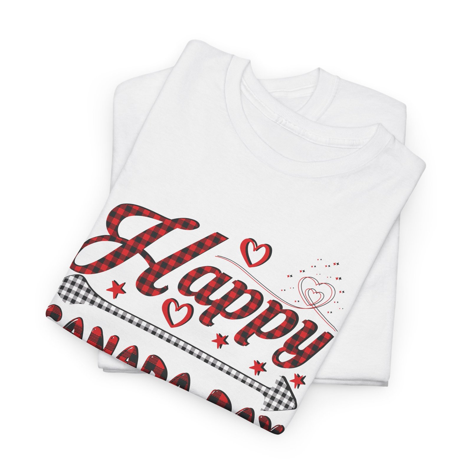 Happy Canada Day T-Shirt with Red Plaid Design ๐จ๐ฆโค๏ธ - Image 3