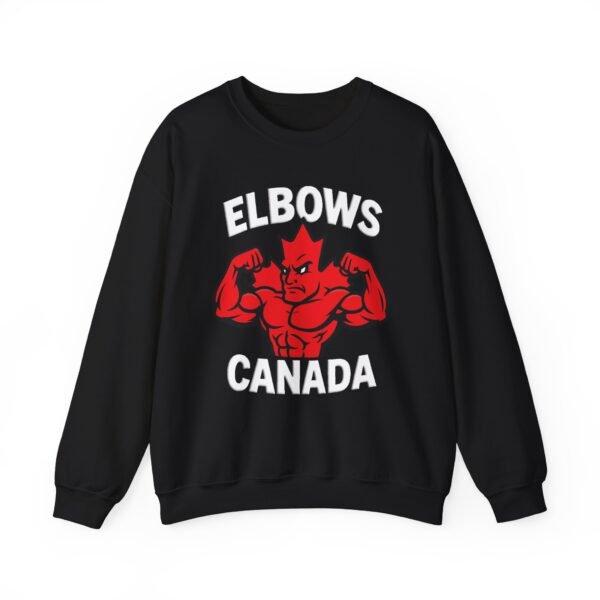 Elbows Canada Crewneck Sweatshirt – Bold Canadian Style & Comfort! 🇨🇦💪 - Image 3