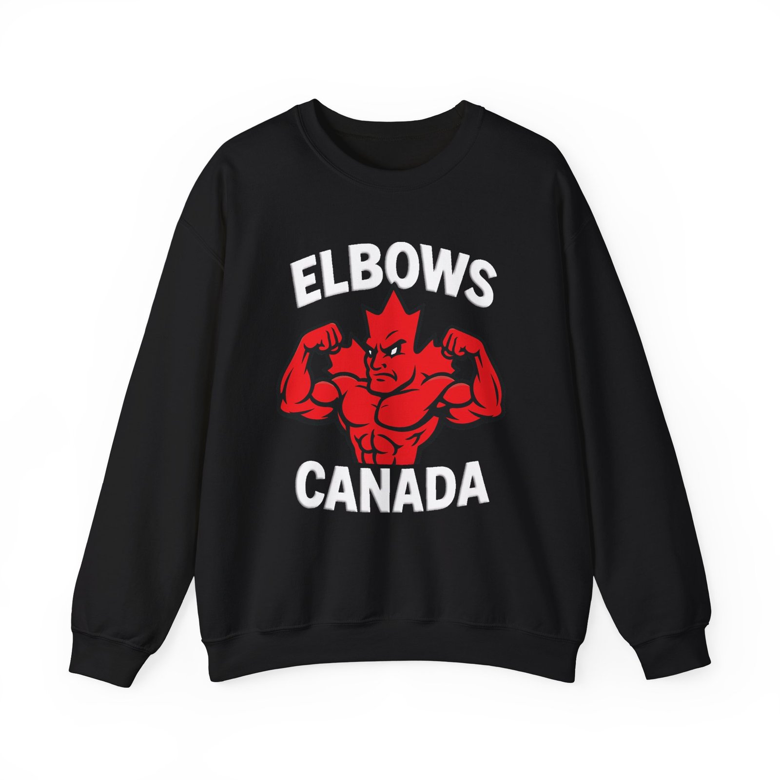 Elbows Canada Crewneck Sweatshirt โ Bold Canadian Style & Comfort! ๐จ๐ฆ๐ช - Image 3