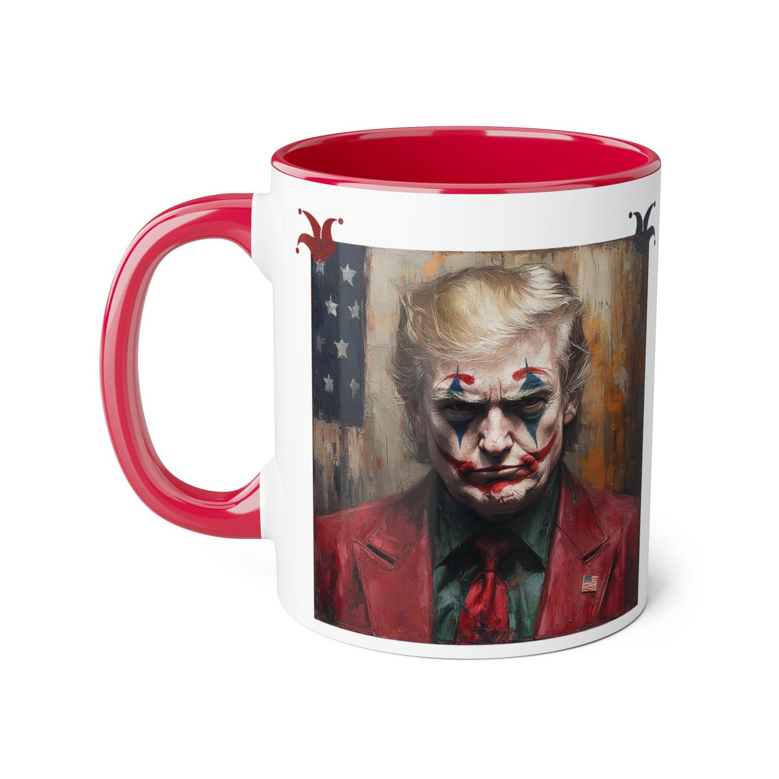 Joker Trump - The Clown Show Accent Mug 🎭☕ - Image 3