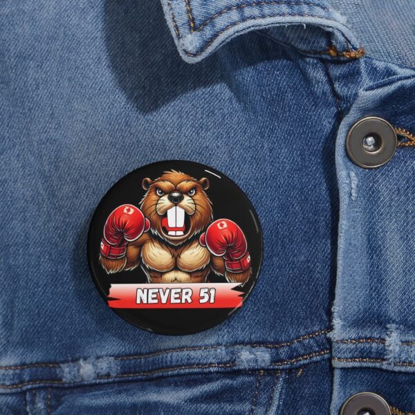 NEVER 51 🇨🇦🥊 Bold Beaver Boxing Pin Black🦫🔥 - Image 11