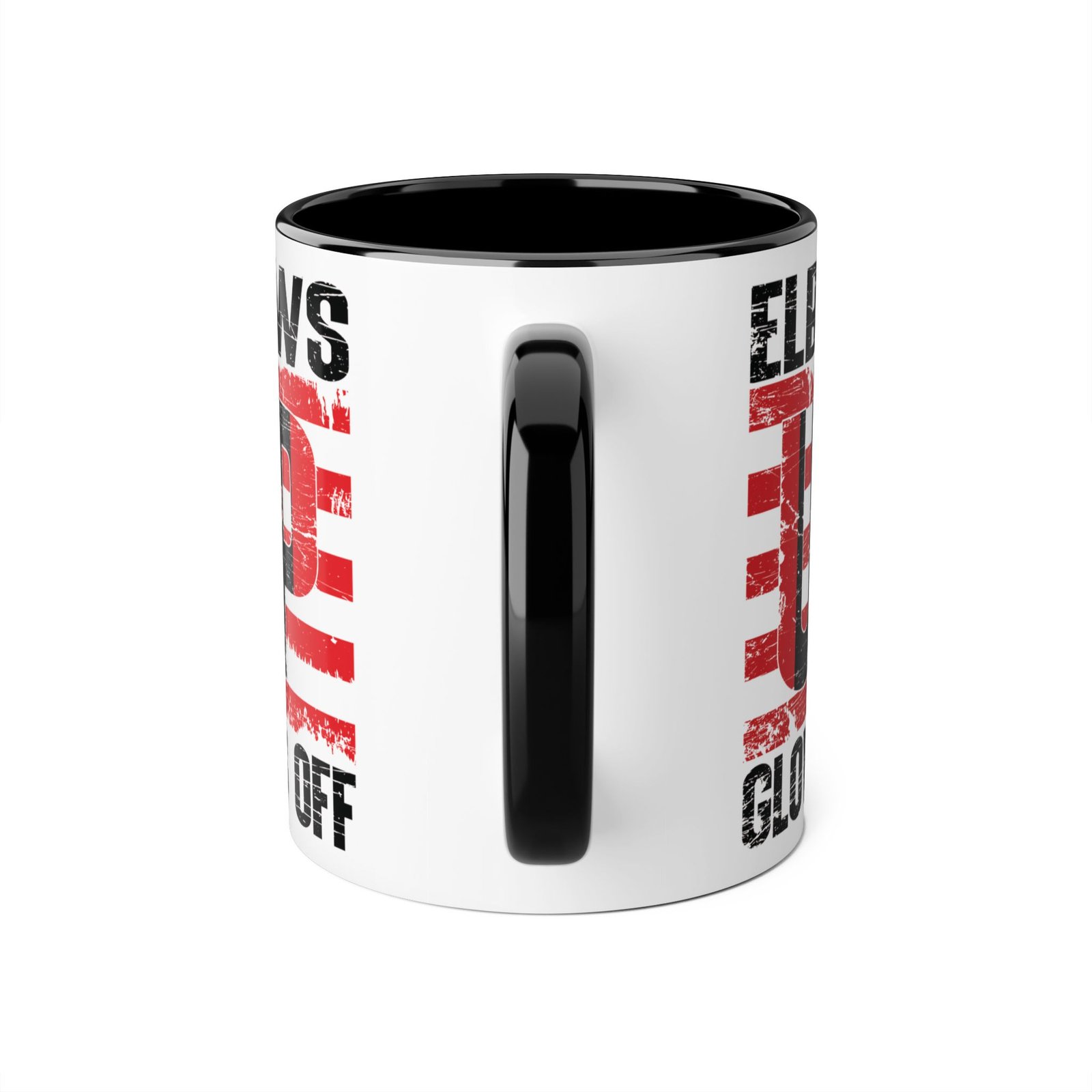 Elbows Up Gloves Off β Canada Rebel Accent Mug ππ₯π¨π¦ - Image 8