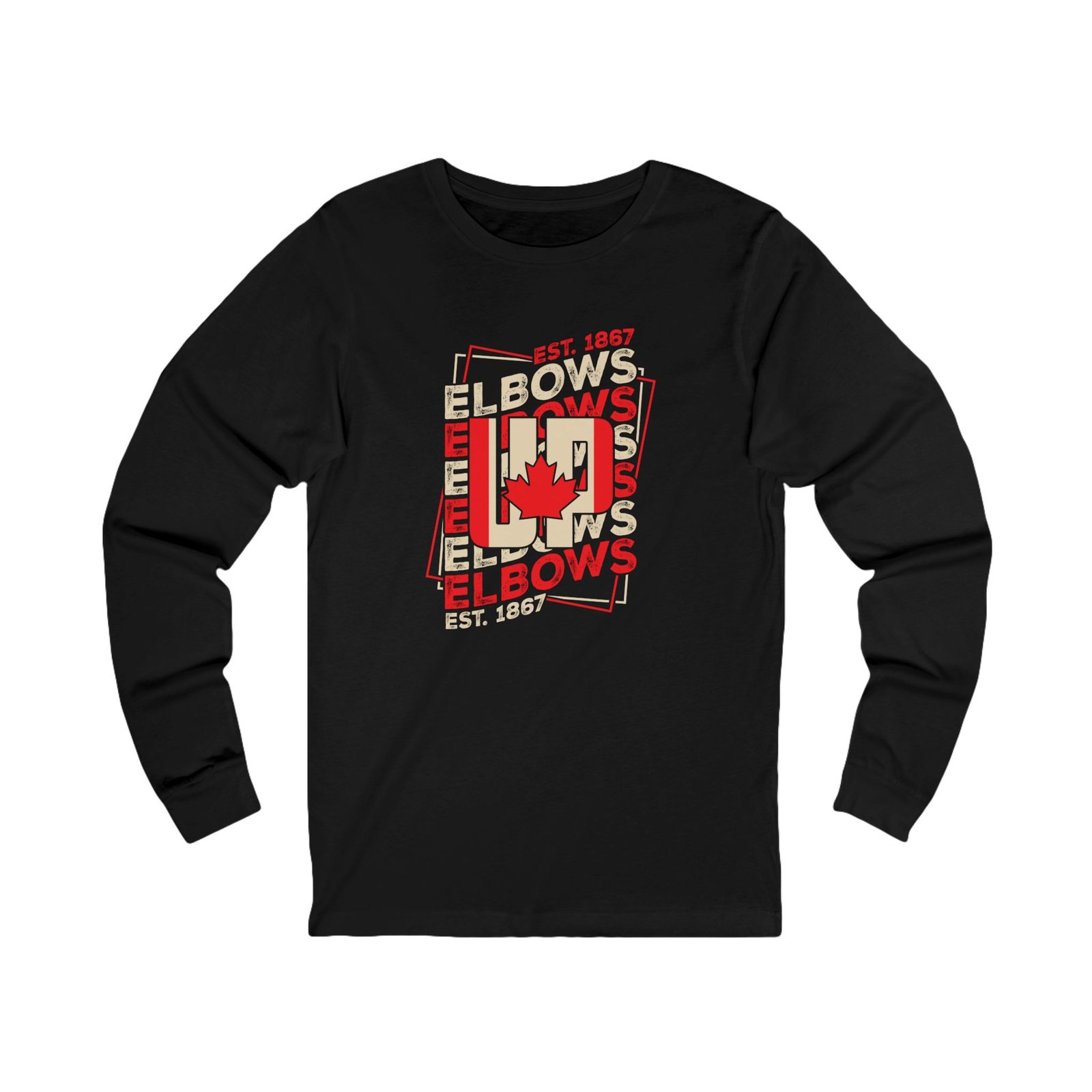 Elbows Up - Canadian Legacy 1867 Long Sleeve Tee